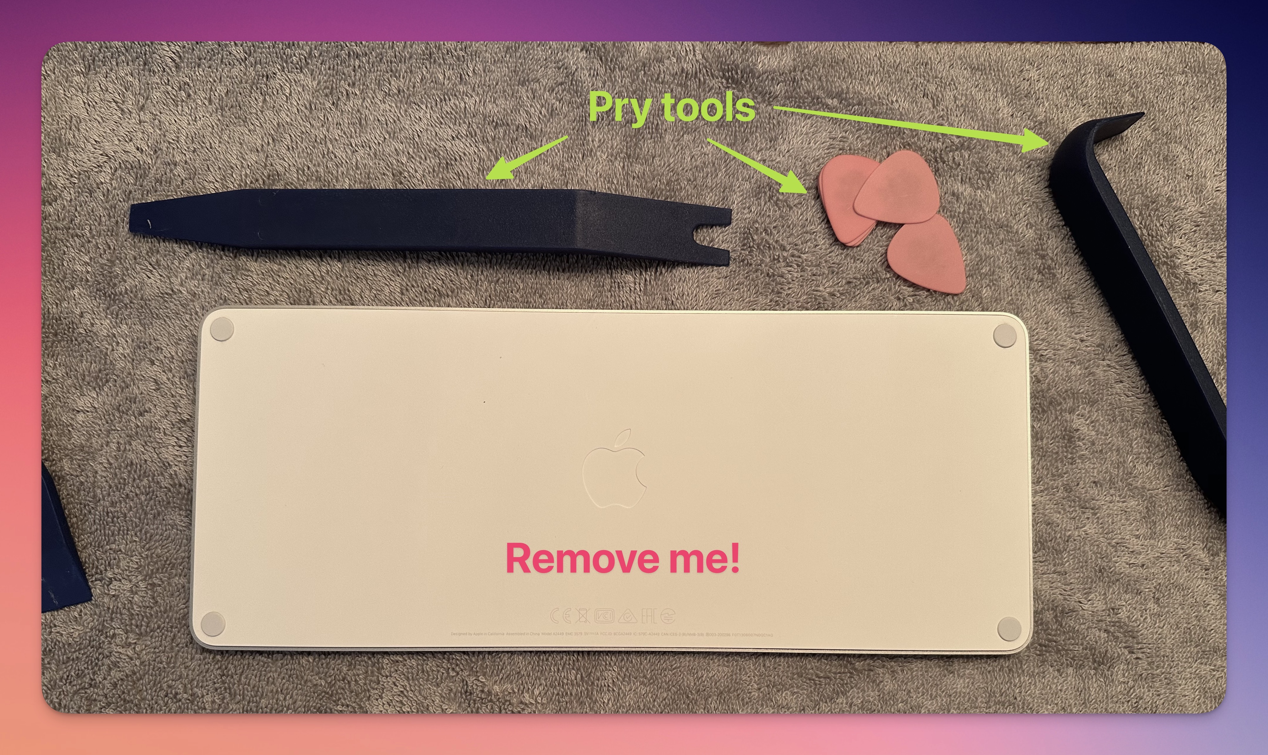 Touch ID Keyboard Removal - Photo 1