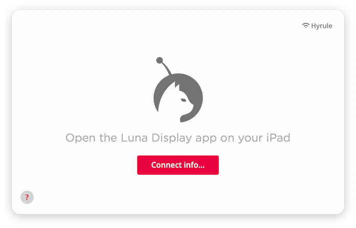Luna Display Dialog Box
