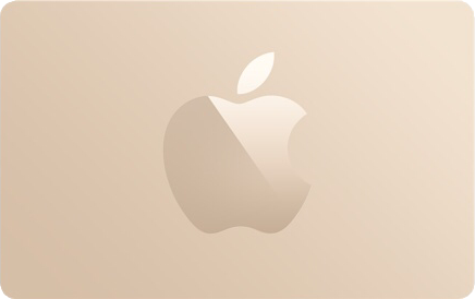 Gold Apple Gift Card