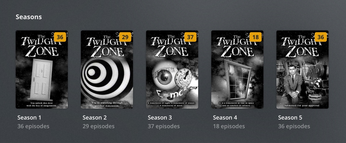 Twilight Zone Series in Plex